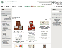 Tablet Screenshot of moneyfactorystore.gov